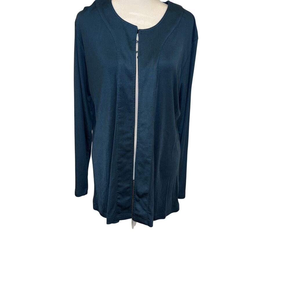 Winter Silks Women's Concept Open Cardigan, Forest Green Medium